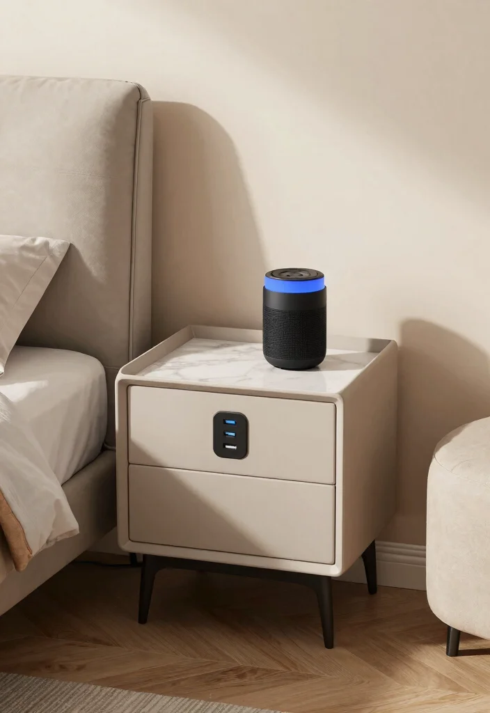 16 Pottery Barn Bedroom Ideas Timeless Cozy Luxury - 15. Integrated Technology 1