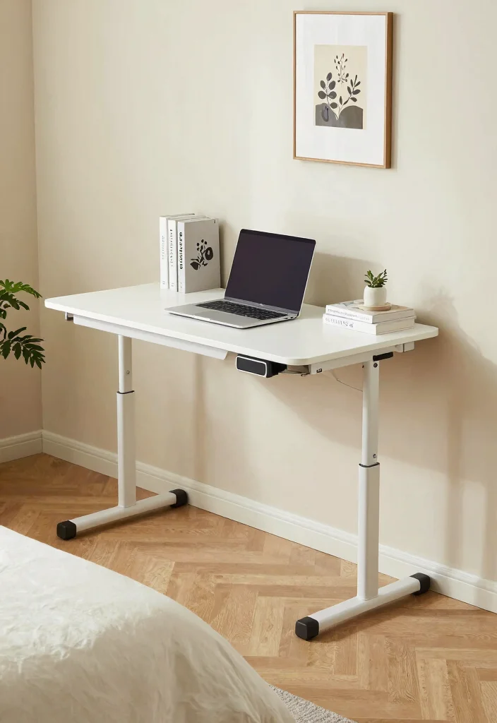 17 Bedroom Design With Study Table Ideas: Smart Dual Purpose - 6. Foldable Study Tables 1