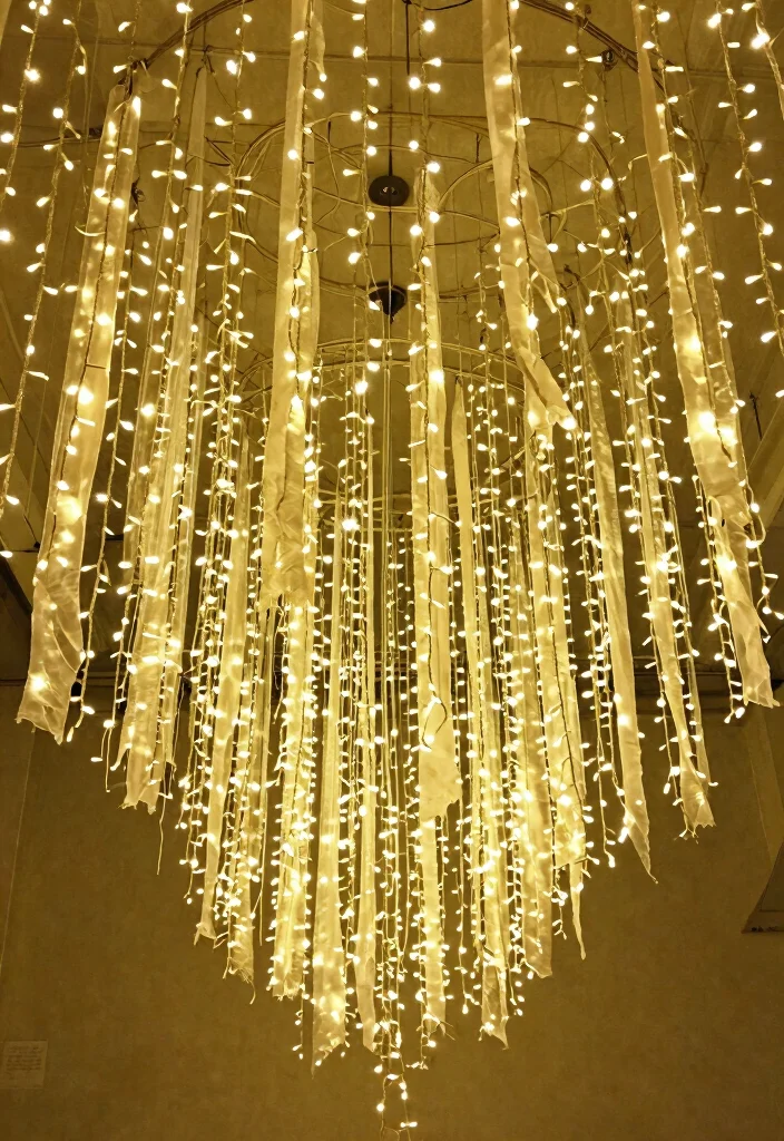 17 Bedroom Fairy Light Ideas for a Cozy Magical Glow - 15. Multi-Layered Light Installations 1