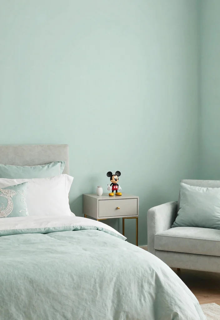 17 Disney Bedroom Ideas for Adults Nostalgic Chic Style - 4. Subtle Disney Color Palette 1