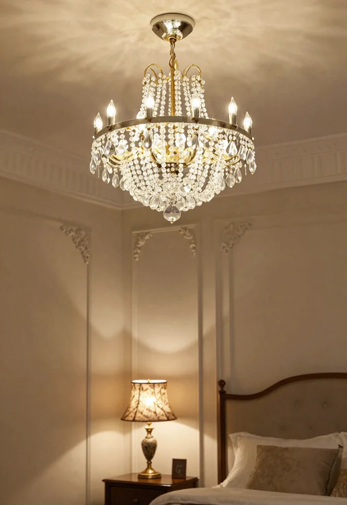 17 Modern Victorian Bedroom Ideas: An Elegant Contemporary Twist - 3. Statement Lighting Fixtures 1