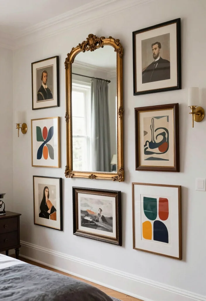 17 Modern Victorian Bedroom Ideas: An Elegant Contemporary Twist - 5. Artful Wall Decor 1