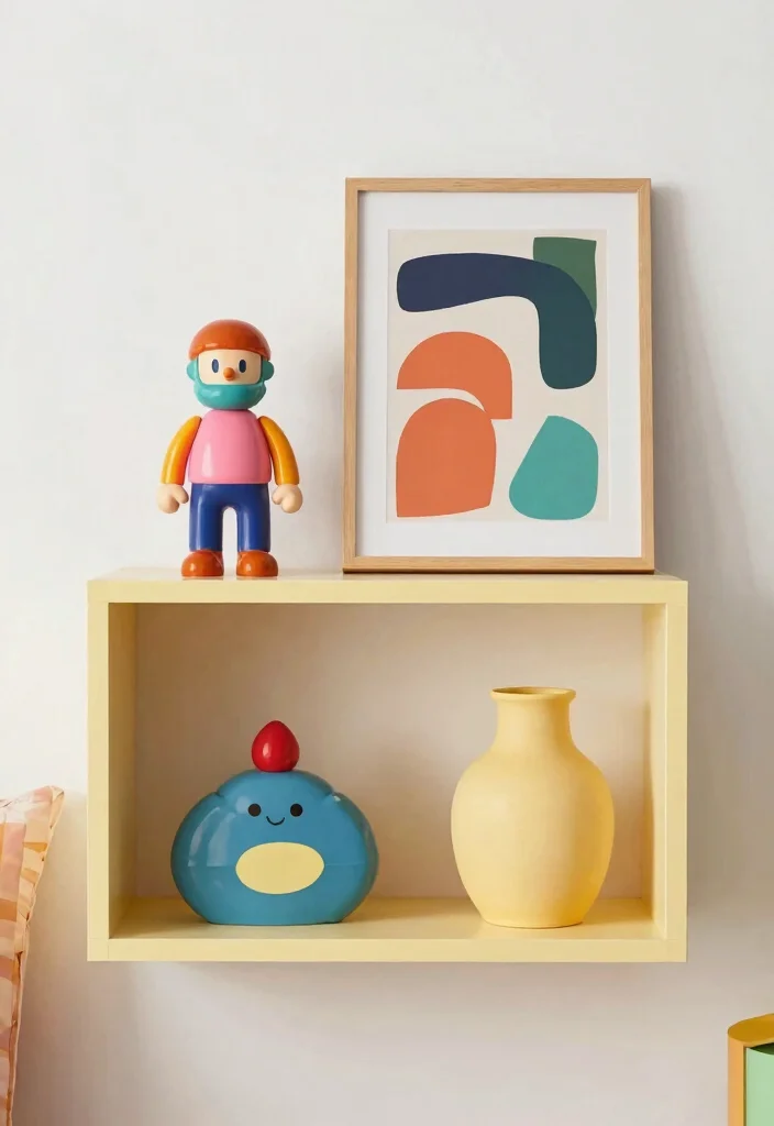 18 Bedroom Shelf Decor Ideas Styled Practical Displays - 16. Whimsical Touches 1