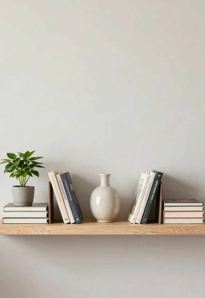 18 Bedroom Shelf Decor Ideas Styled Practical Displays - 8. Symmetrical Arrangements 1