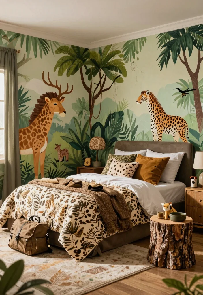 18 Bloxburg Bedroom Ideas for Kids: Fun Game Inspired Rooms - 10. Adventure Safari Escape 1