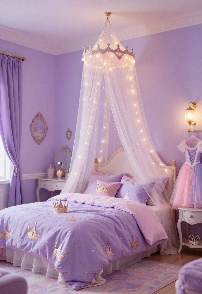 18 Bloxburg Bedroom Ideas for Kids: Fun Game Inspired Rooms - 11. Charming Princess Castle 1