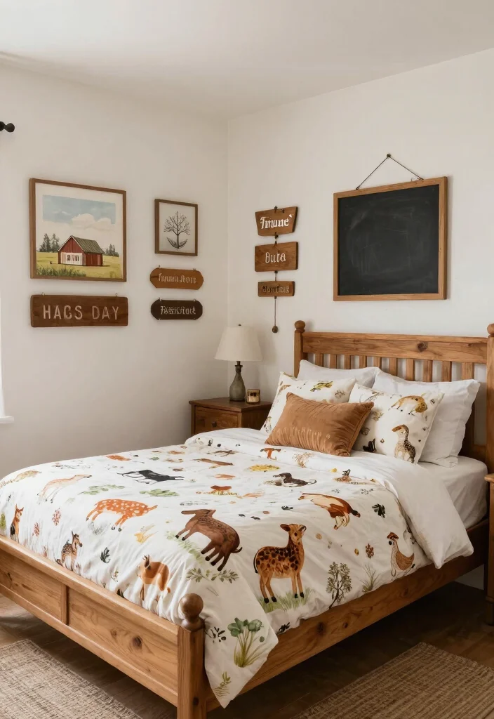 18 Bloxburg Bedroom Ideas for Kids: Fun Game Inspired Rooms - 12. Farmhouse Fun 1