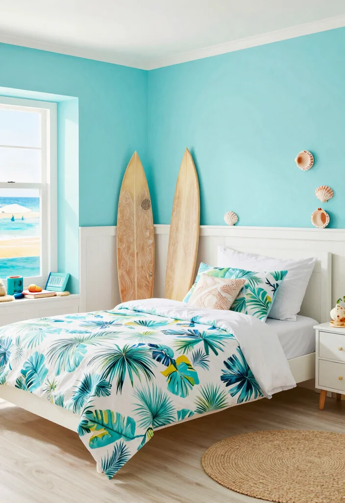 18 Bloxburg Bedroom Ideas for Kids: Fun Game Inspired Rooms - 13. Fun Beach Getaway 1