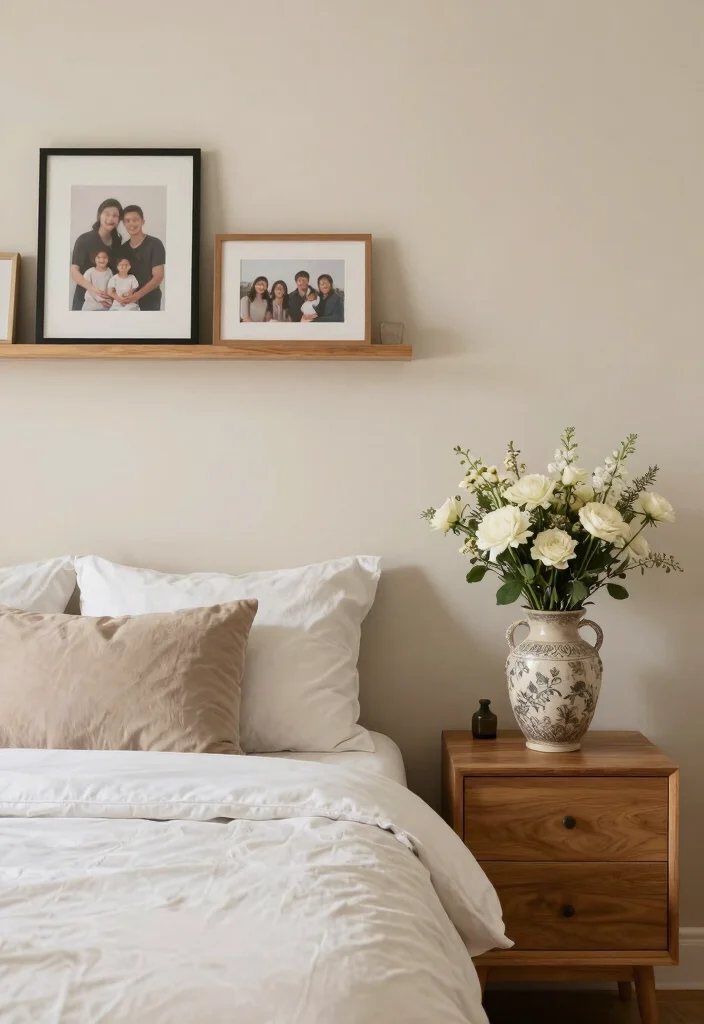 18 Main Bedroom Ideas for a Master Suite Elegant Retreat - 10. Thoughtful Personal Touches 1