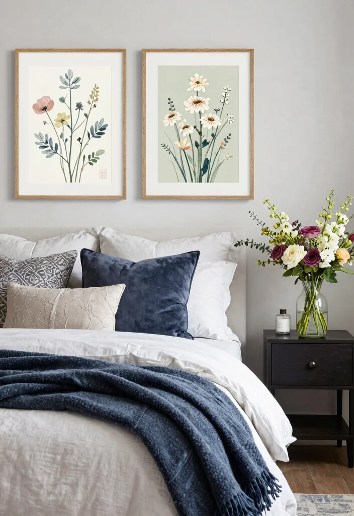 18 Main Bedroom Ideas for a Master Suite Elegant Retreat - 14. Seasonal Decor Changes 1