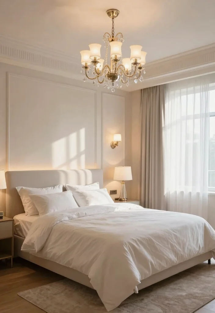 18 Main Bedroom Ideas for a Master Suite Elegant Retreat - 5. Strategic Use of Lighting 1