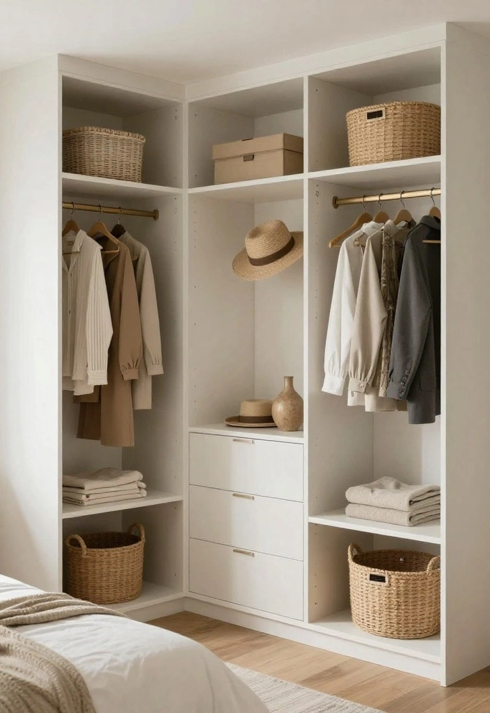 18 Modern Coastal Bedroom Ideas: Breezy Relaxed Luxury - 17. Tailored Closet Solutions 1