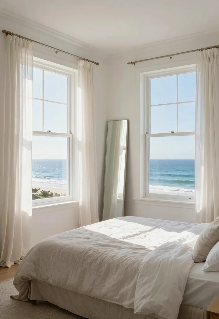 18 Modern Coastal Bedroom Ideas: Breezy Relaxed Luxury - 7. Large Windows for Natural Light 1
