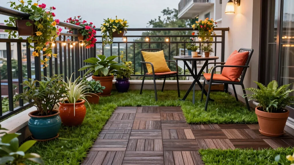 12 Balcony Flooring Ideas for Renters Who Can't Drill or Damage