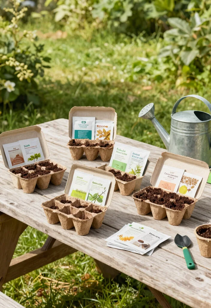12 Camper Outdoor Arrangement Ideas That Fit in One Storage Bin - 6. Eco-Friendly Seed Kits 1