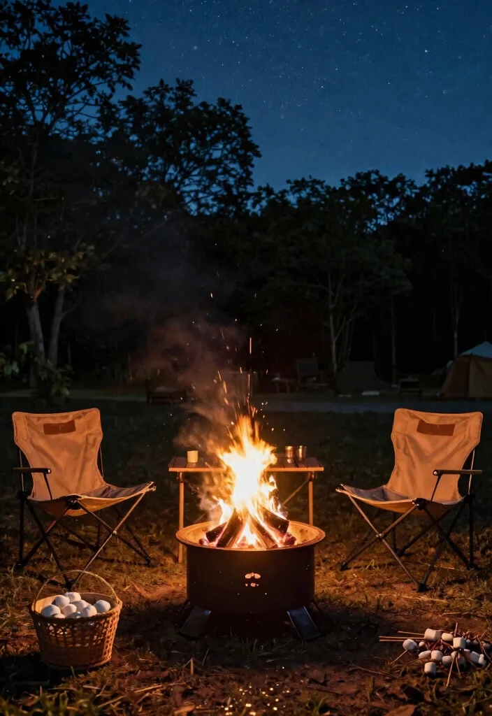 12 Camper Outdoor Arrangement Ideas That Fit in One Storage Bin - 9. Portable Fire Pit 1