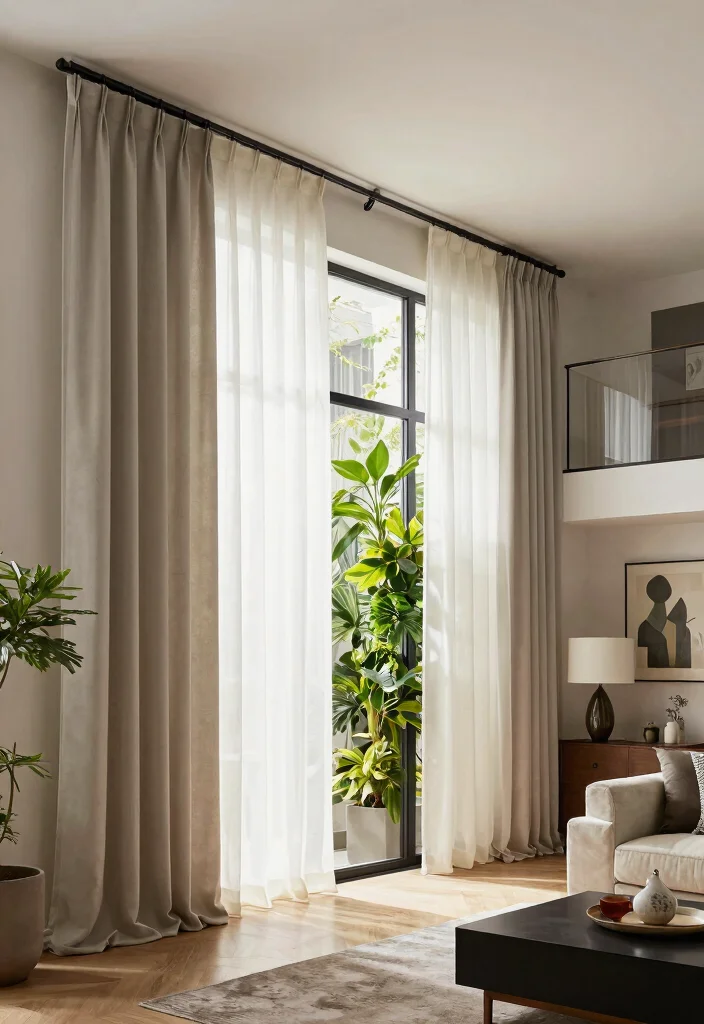 12 Ceiling Mounted Curtains That Make Low Rooms Feel Taller - Conclusion 1