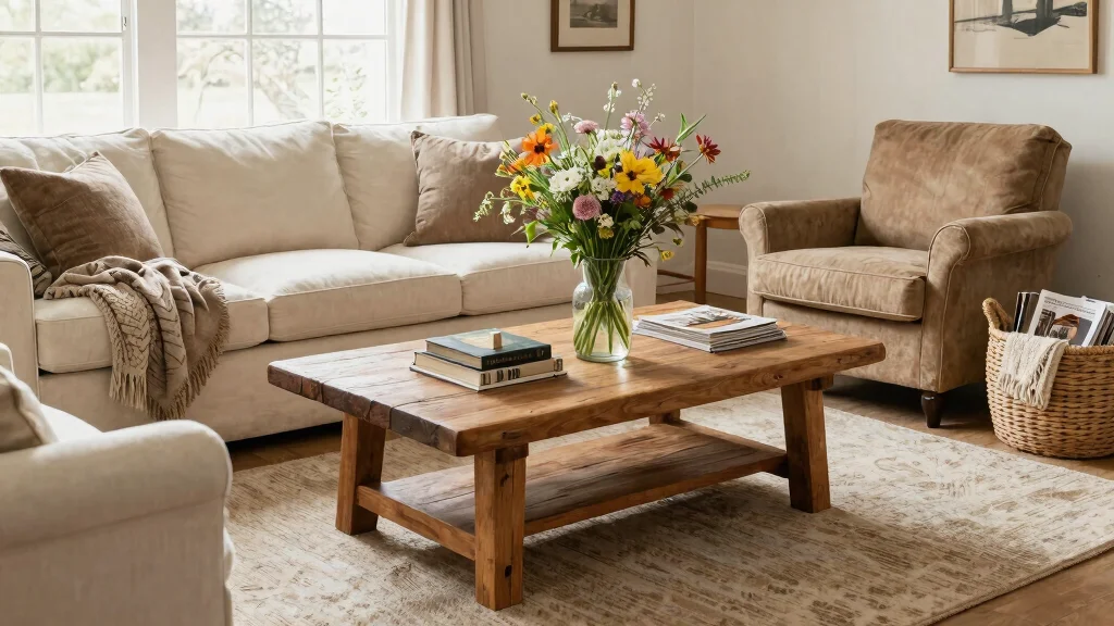 12 Farmhouse Coffee Table Ideas That Hide Clutter and Remotes
