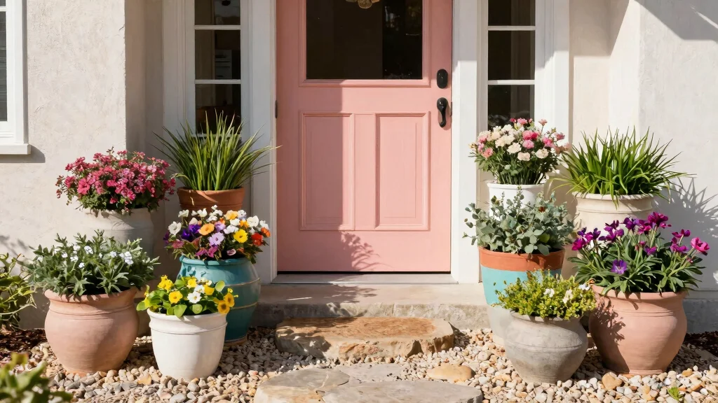 12 Front Door Planter Ideas That Survive Without Daily Watering