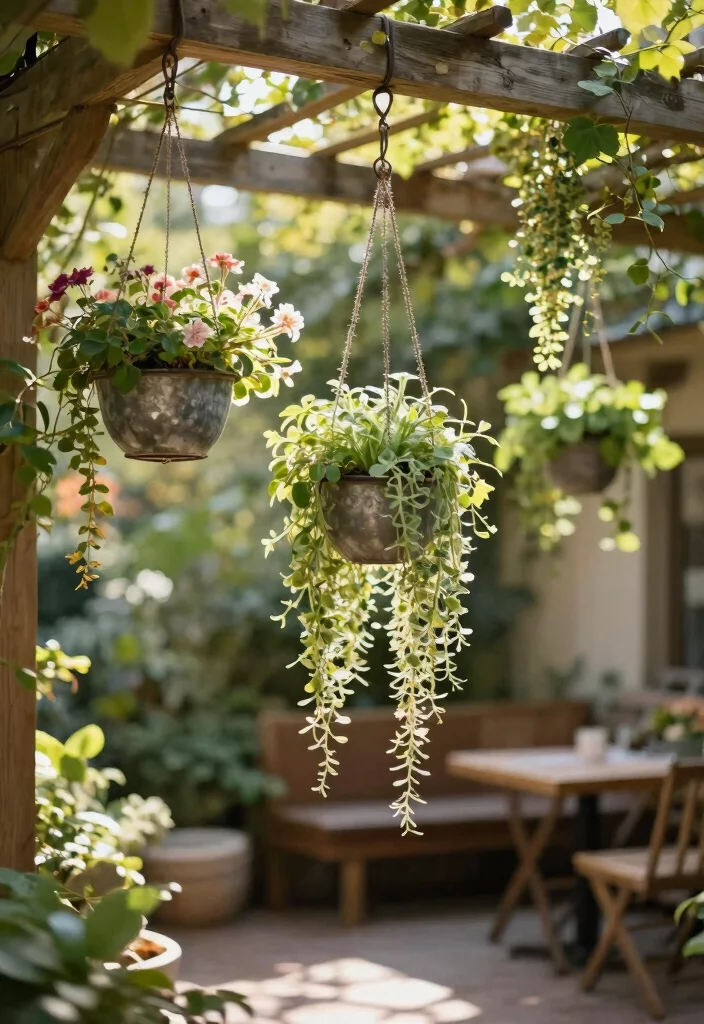 12 Metal Trough Planter Ideas That Don't Overheat Roots - 10. Hanging Metal Troughs 1