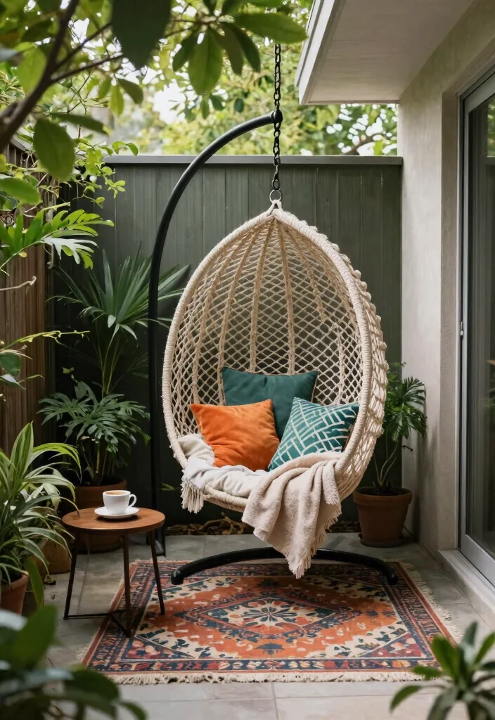 12 Mid Century Modern Terrace Ideas for Small Outdoor Spaces - 4. Create Cozy Nooks 1