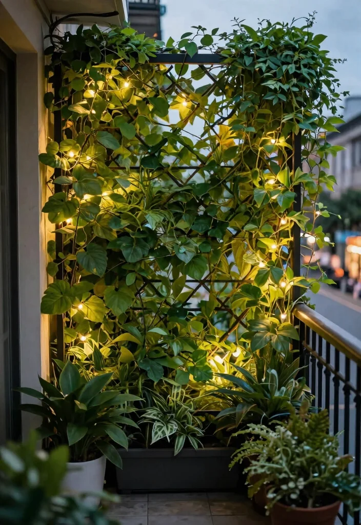14 Balcony Garden Ideas Apartment Renters Can Install Without Drilling - 7. Green Screens 1