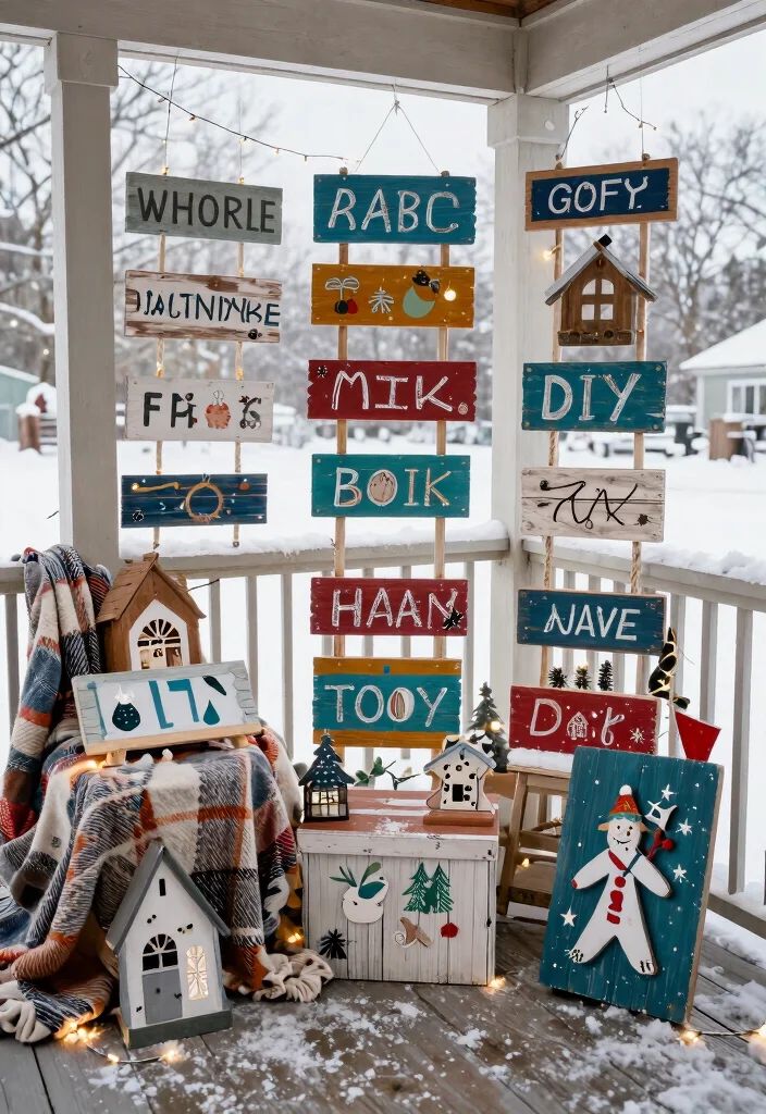14 Front Porch Christmas Decor Ideas That Don't Blow Away in Wind - 14. Engaging DIY Projects 1