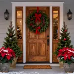 14 Front Porch Christmas Decor Ideas That Don't Blow Away in Wind