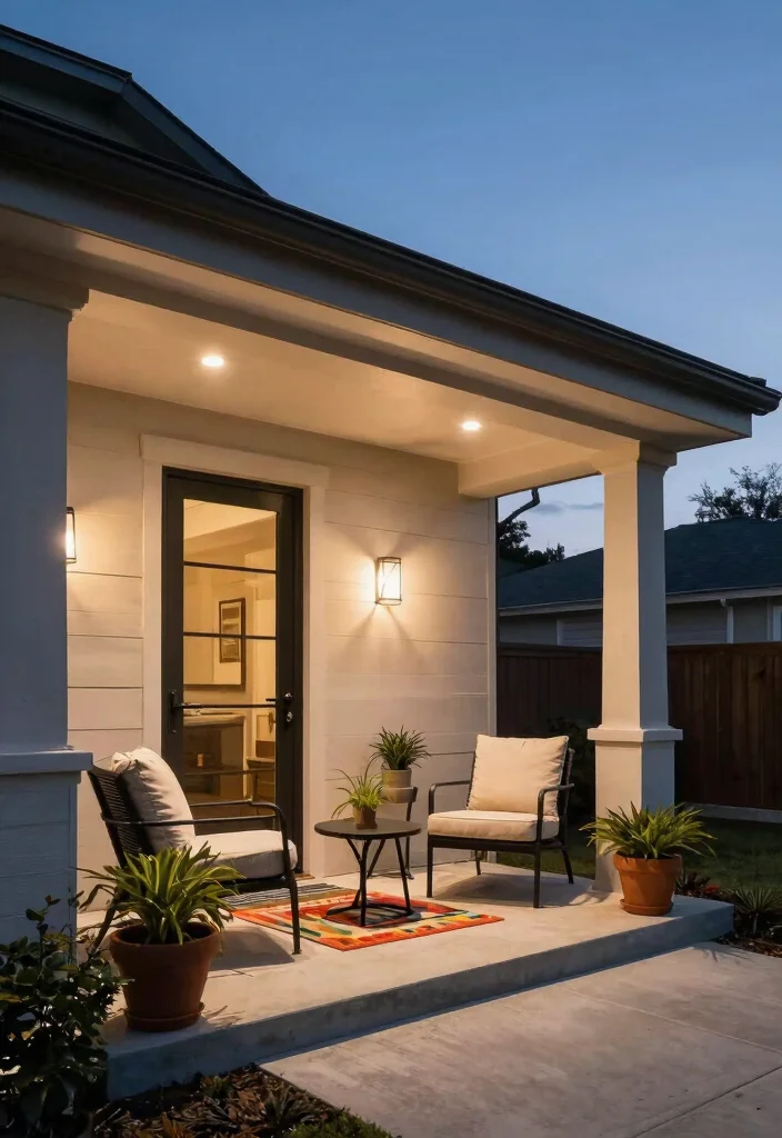 14 Front Porch Lights That Stay Bright Through Every Season - 5. Recessed Lighting 1