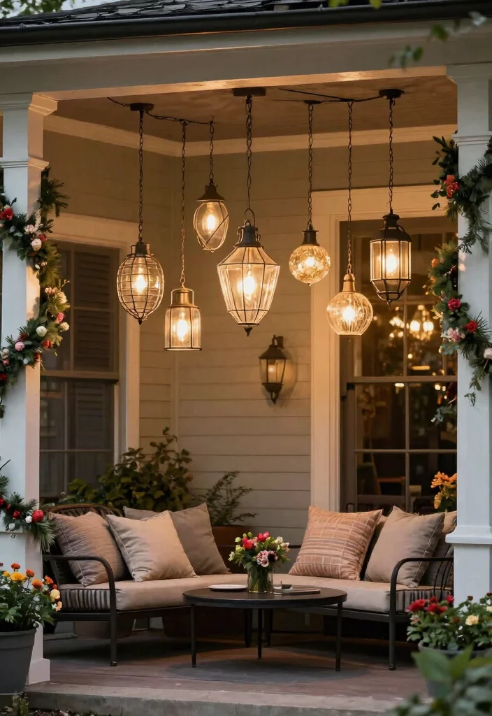 14 Front Porch Lights That Stay Bright Through Every Season - 6. Hanging Pendant Lights 1