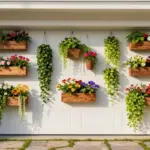 14 Garage Door Planter Ideas That Hide Cracks and Boost Curb Appeal