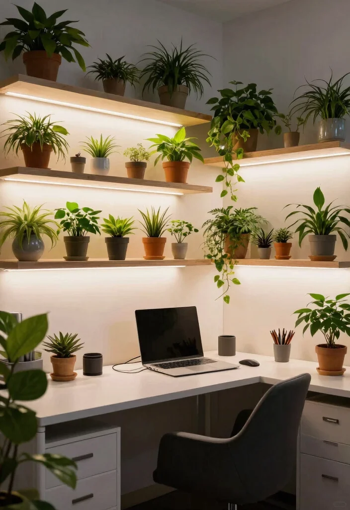 14 Office Ceiling Light Ideas That Don't Create Screen Glare - 10. Flexible LED Strip Lighting 1