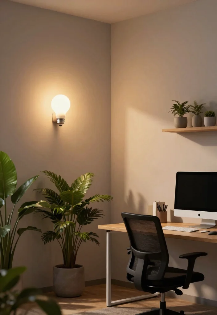 14 Office Ceiling Light Ideas That Don't Create Screen Glare - 4. Smart Lighting Solutions 1