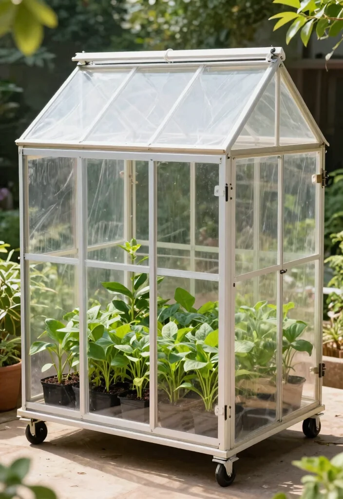 14 Planter Box Garden Ideas That Grow More in Small Yards - 10. Mobile Greenhouses 1