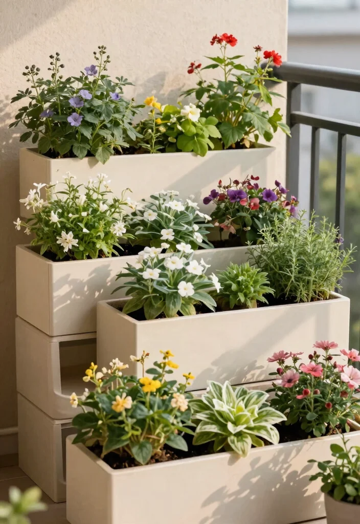 14 Planter Box Garden Ideas That Grow More in Small Yards - 2. Stackable Planter Boxes 1