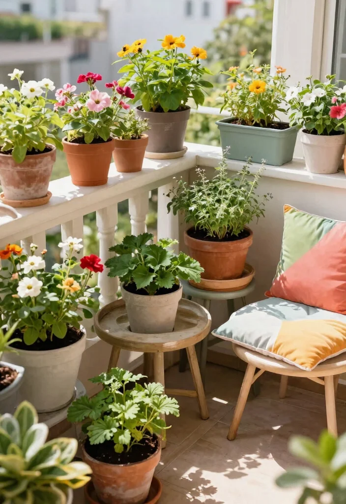 14 Planter Box Garden Ideas That Grow More in Small Yards - 7. Container Gardening on a Balcony 1