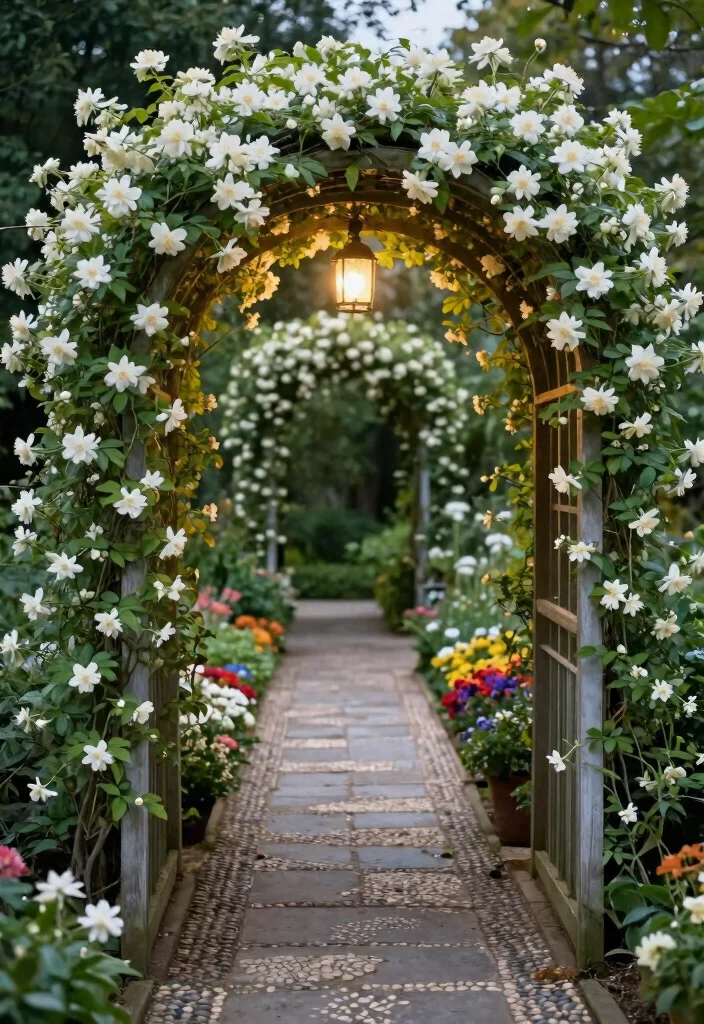 14 Trellis Ideas Front of House That Support Heavy Climbing Vines - 3. Archway Trellis 1