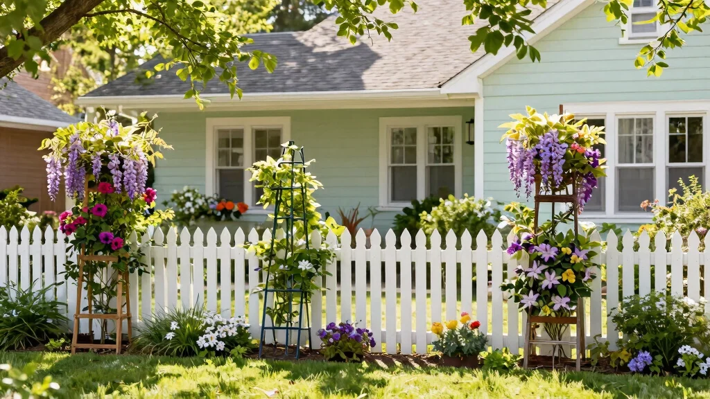 14 Trellis Ideas Front of House That Support Heavy Climbing Vines