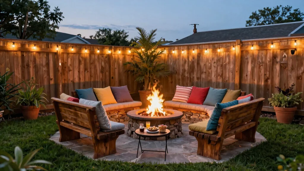 15 Backyard Corner Fire Pit Ideas That Make Dead Space Useful