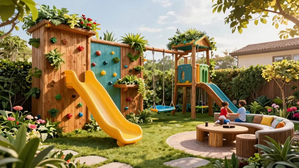 15 Backyard Jungle Gym Ideas That Grow With Kids and Fit Tight Yards