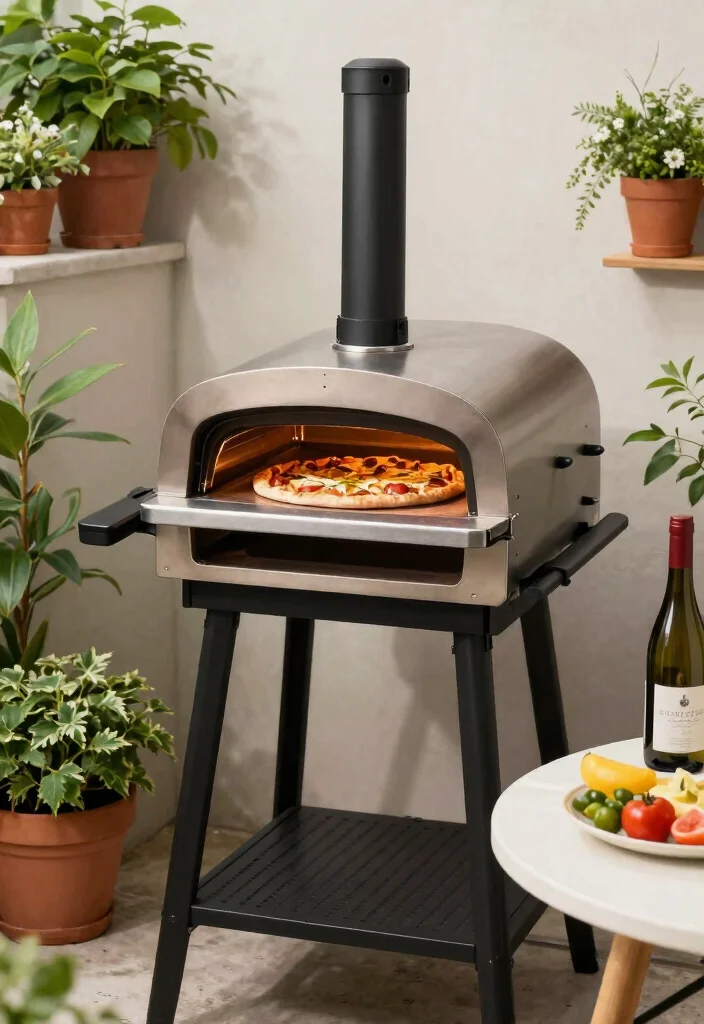 15 Budget-Friendly Backyard Pizza Oven Concepts - 13. The Pop-Up Oven 1