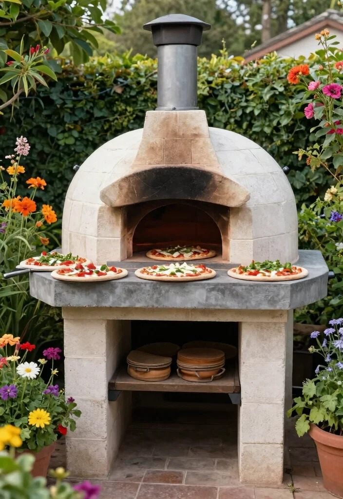 15 Budget-Friendly Backyard Pizza Oven Concepts - 7. The Cinder Block Oven 1