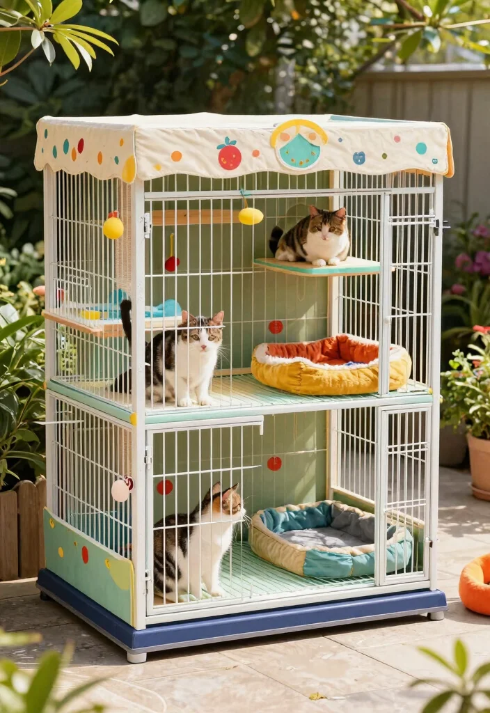 15 Outdoor Cat Cages That Keep Kitties Safe Without Blocking Views - 14. Customizable Cat Cages 1