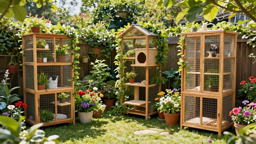 15 Outdoor Cat Cages That Keep Kitties Safe Without Blocking Views