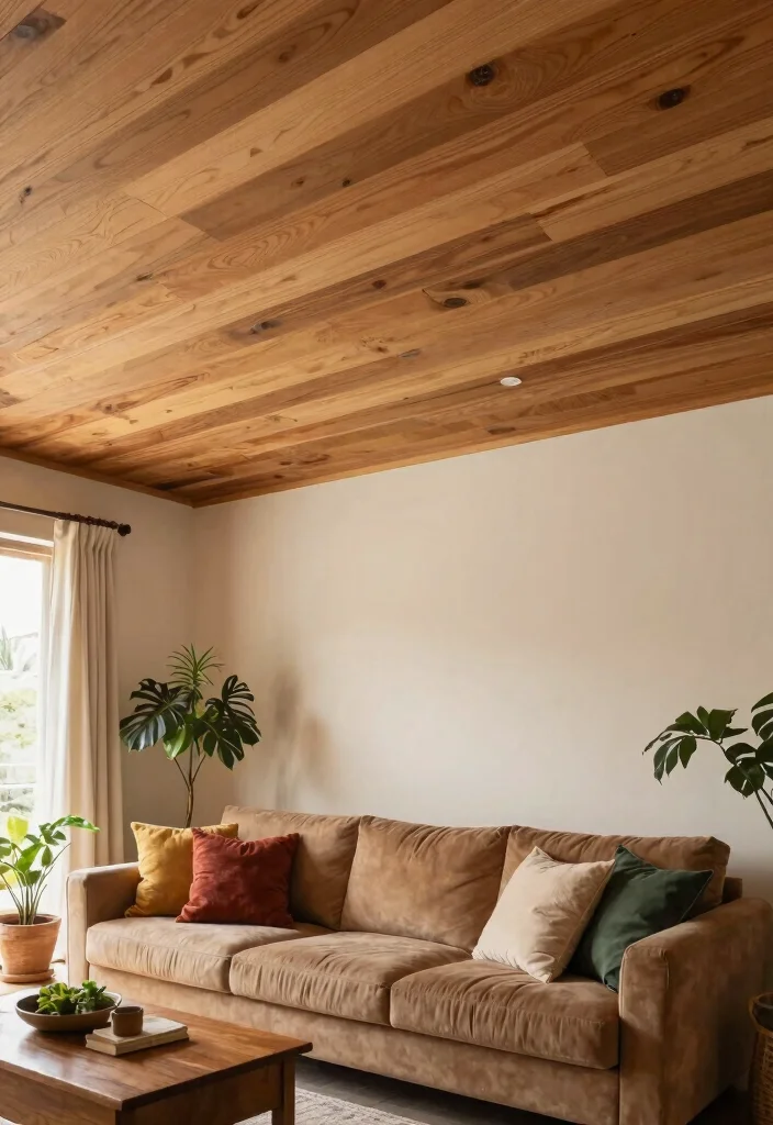 15 Wood False Ceiling Ideas That Add Warmth Without Lowering the Room - 4. Natural Finish 1