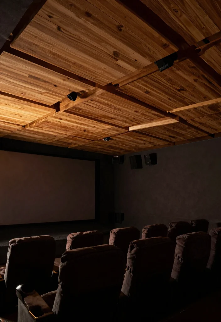 15 Wood False Ceiling Ideas That Add Warmth Without Lowering the Room - 9. Acoustic Wood Ceilings 1