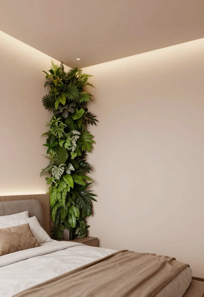 18 Modern Bedroom False Ceiling Design Ideas for Small Spaces - 17. Wall-Ceiling Continuity 1