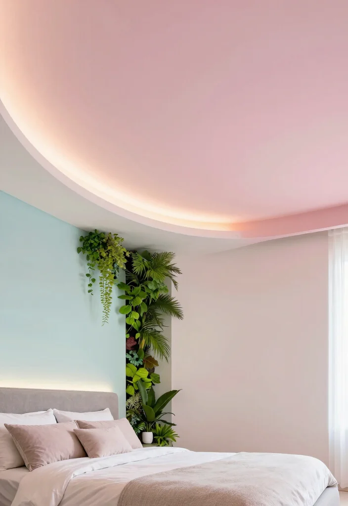 18 Modern Bedroom False Ceiling Design Ideas for Small Spaces - 4. Curved Designs 1