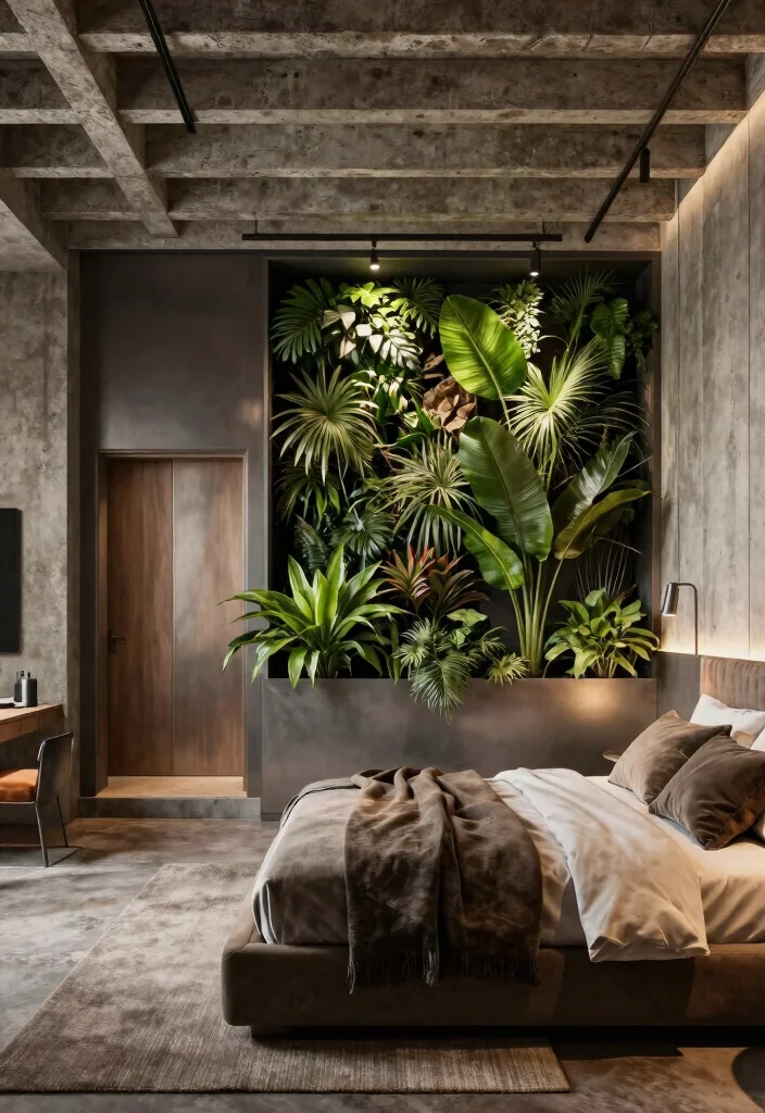 18 Modern Bedroom False Ceiling Design Ideas for Small Spaces - 8. Industrial Style 1