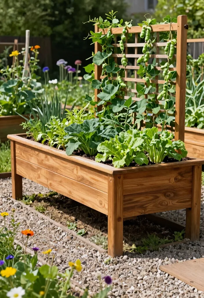 18 Vegetable Garden Beds That Keep Rabbits and Weeds Out - 1. Elevated Wooden Garden Beds 1